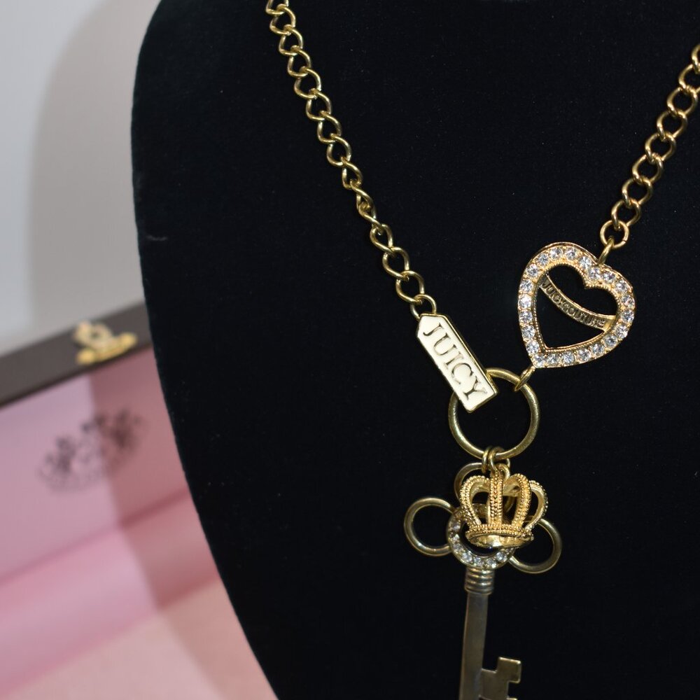 Juicy Couture Gold Pendant Necklace